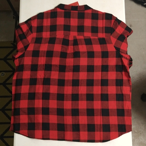 NEW! Women's Red Buffalo Check Flannel Pajama Set - Wondershop - Picture 7 of 13